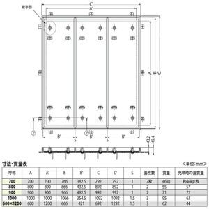 モルタル充填用（充填深さ：30mm） 屋内用 一般形 スチール製 ステンレス目地 大口径ハッチ<強度：Ｔ-2用>