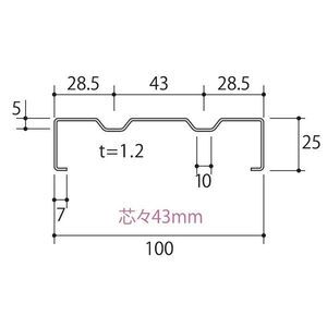 U型ステンレール　100幅Wタイプ <BR>会社名が無いときや会社事務所届け以外は送り先近くの運送会社の営業止め届けになります。マンション・アパート・一般住宅が会社事務所になっている場合も営業止め届けになります。