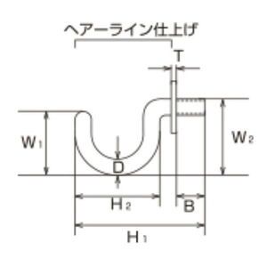 プチフックR型（カットアンカー付）